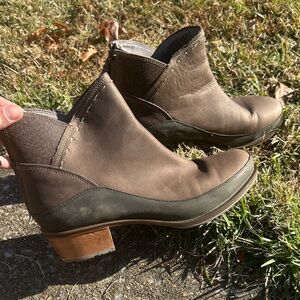Chaco Brown and Black Ankle Boots